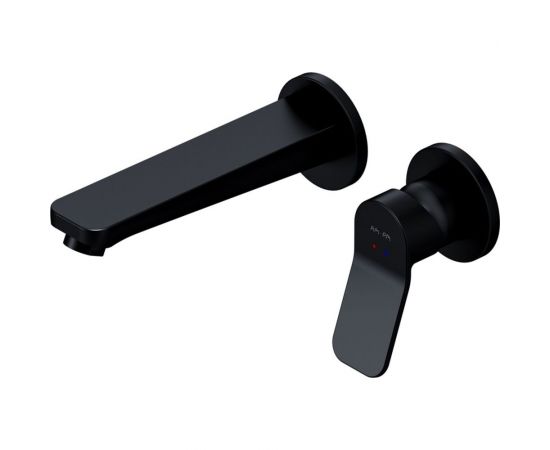 Смеситель для умывальника AM.PM X-Joy монтируемый в стену, чёрный F85A72622 