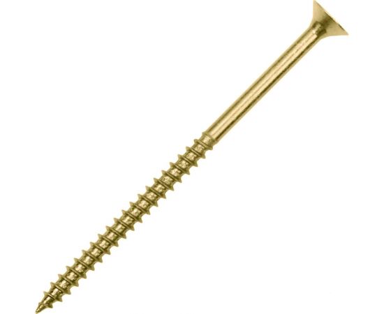Универсальные желтые саморезы Стройбат 5х70 мм 100 шт.2641149/076241 