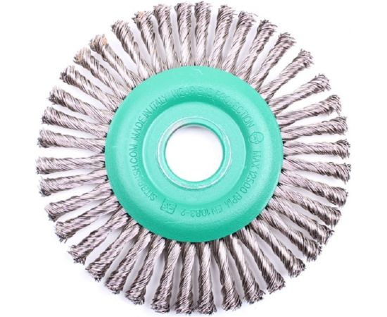 Дисковая щетка UZ125 125х22.2 мм, жгутовая проволока SIT 0548 – изображение 2