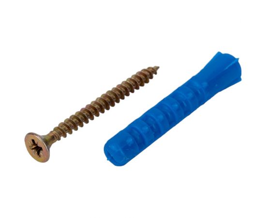 Набор крепления плинтусов VIPкрепеж 8/50 дюбель ежик 14шт/14шт 23908 VIP – изображение 2