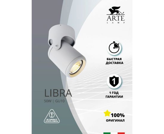 Потолочный светильник Arte Lamp A3316PL-1GY – изображение 2