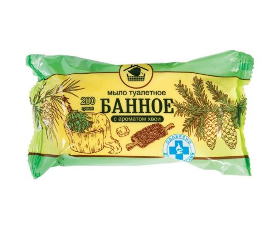 Туалетное мыло 200 г МЕРИДИАН БАННОЕ Хвоя 604053 – изображение 2