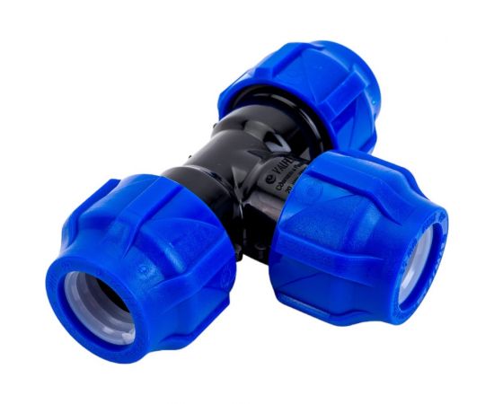 Компрессионный тройник VALFEX ПНД, 20-20-20 1210012202020 – изображение 2