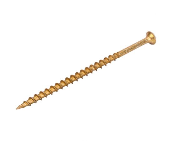 Саморезы МТК пот/г кр/ш жёлтый цинк, 4,2x90 200 шт. 114574 – изображение 2