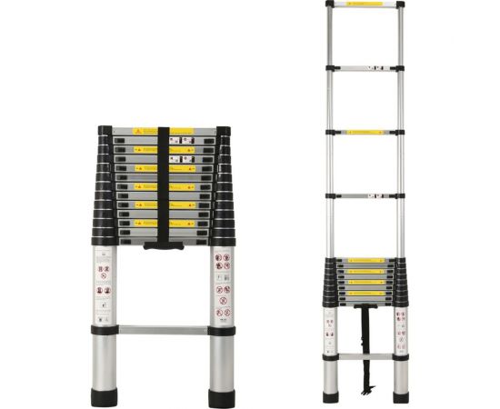 Телескопическая лестница WORKY 4.8 м, 14 ступеней ARD128092 – изображение 2