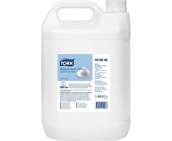 Жидкое мыло-пена TORK Торк Advanced канистра 5 л арт. 409846 25427 – изображение 2
