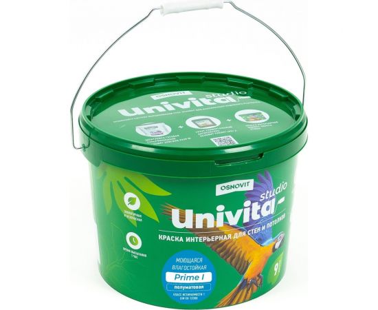 Интерьерная краска Основит Univita Studio Prime I САс991 ПМ20. База А, 9 л 84257 – изображение 2