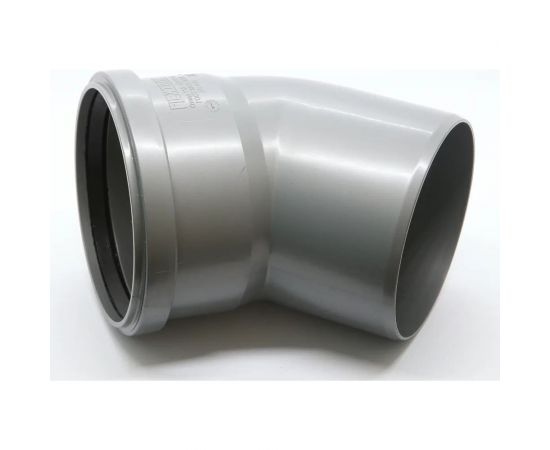 Отвод Flextron D 110 мм 45 градусов, для внутренней канализации 141123 – изображение 2