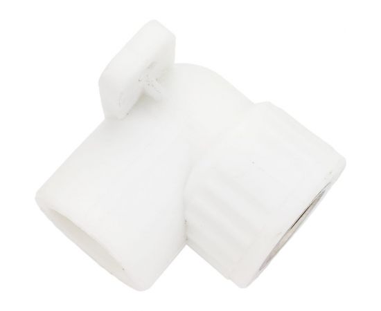 Комбинированный угольник VALFEX PP-R белый, 25х1/2 дюйма ВР, с креплением 10120025 127-0584 – изображение 2