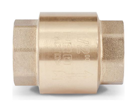 Обратный клапан PROFACTOR с латунным штоком, в/в 1/2"" PF CV 240 – изображение 2