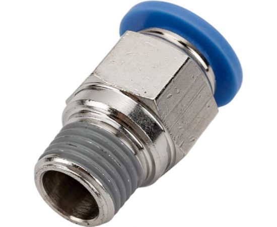 Фитинг цанговый прямой с наружной резьбой 1/4M для трубки диаметром 10 мм SHPI PC 10-R02 – изображение 2