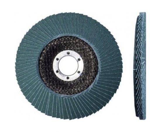 Круг лепестковый торцевой циркониевый 125 мм, р120 vertextools 13125-120 – изображение 2