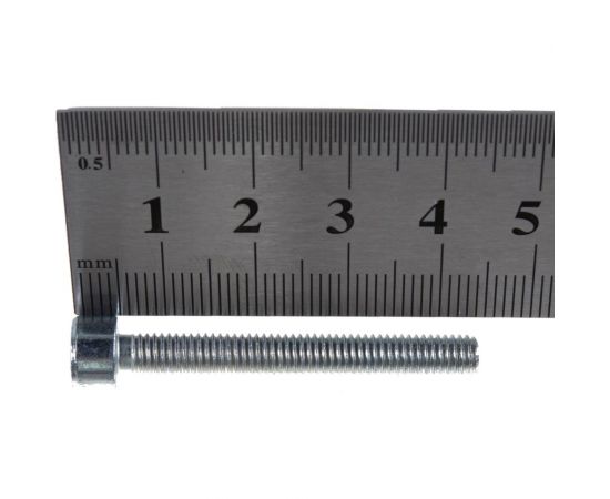 Болт с цилиндрической головкой и внутр. шестигр. Метизный двор 5x40 DIN 912, 100 шт. 4690441005359 – изображение 3