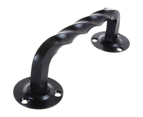 Ручка-скоба дверная Amig чёрная 103-140x52 – изображение 3