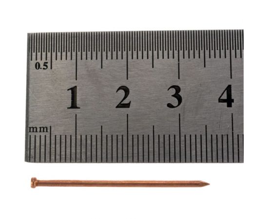 Финишные омедненные гвозди Профикреп пакет, 1,4х35 30 шт 111979 – изображение 3