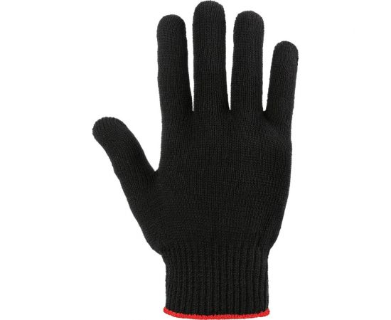 Плотные трикотажные перчатки Фабрика перчаток, с ПВХ, 10 класс, 6 нитей, черные, р.L 6-10-ПЛ-ЧЕР-(L) – изображение 3