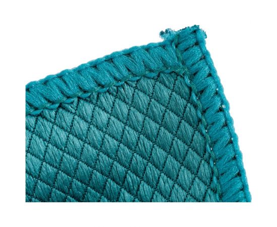 Салфетка из микрофибры Рыжий кот M-14 для стекла и полировки, цвет бирюзовый, размер 25x25см 104774 – изображение 3