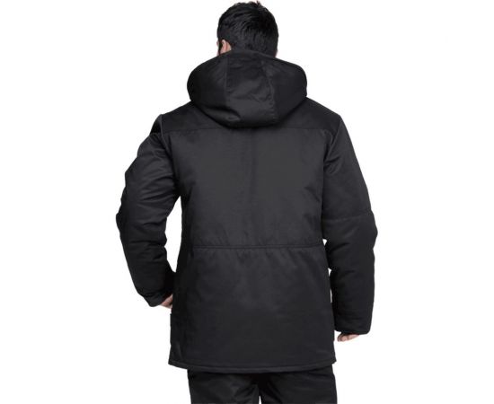 Утепленная куртка ГК Спецобъединение ЗАЩИТА черная Кур 412/104/182 – изображение 3