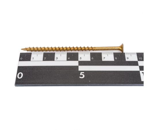 Саморезы МТК пот/г кр/ш жёлтый цинк, 4,2x90 200 шт. 114574 – изображение 4