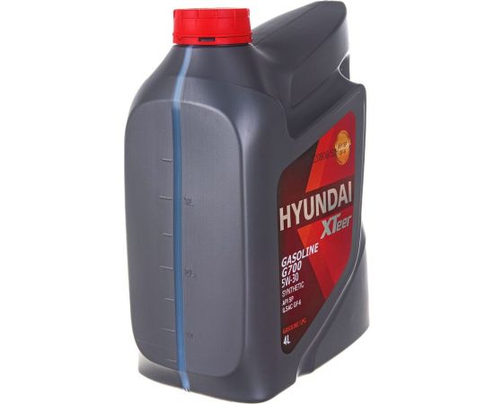 Моторное масло синтетическое Gasoline G700 5W30 SN, 4 л HYUNDAI XTeer 1041135 – изображение 4