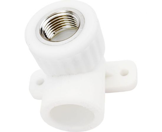 Комбинированный угольник VALFEX PP-R белый, 25х1/2 дюйма ВР, с креплением 10120025 127-0584 – изображение 4