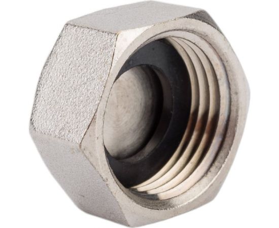 Латунная заглушка DOUBLE-LIN резьбовая с прокладкой в/р - 1/2" LL6163 (1/2") – изображение 4