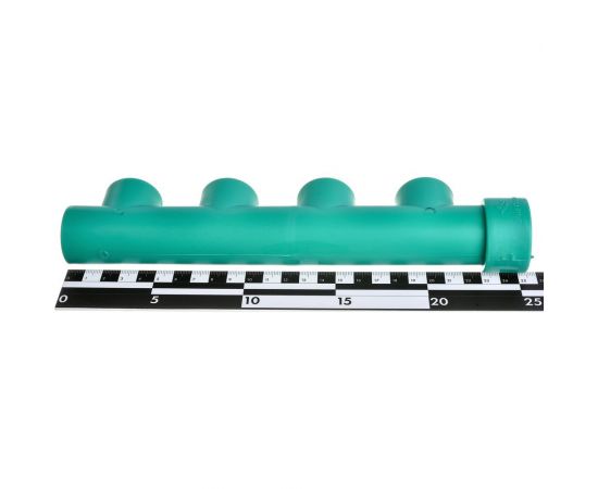 Коллектор Blue Ocean (4 отвода) - 32x25x4 ЗЕЛЕНЫЙ PPRF/FCETA(G) -32х25х4 – изображение 4