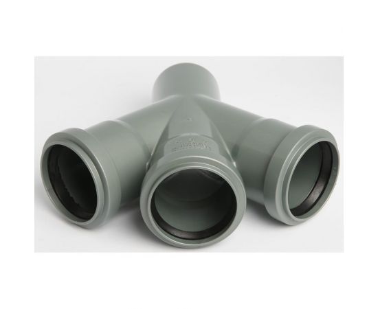 Крестовина Flextron D 50x50x50 мм, 45 градусов, для внутренней канализации 148073 – изображение 5