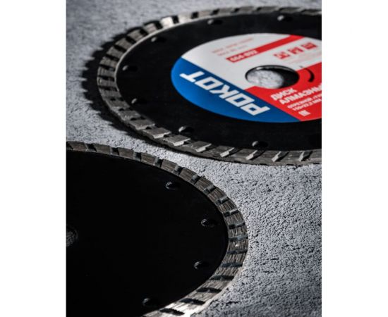 Диск алмазный отрезной ТУРБО 150x22.2 мм РОКОТ 664-892 – изображение 5