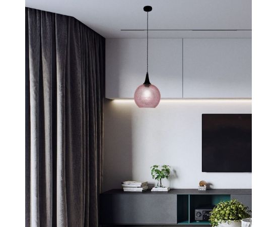 Светильник ЭЛЕТЕХ "Винтаж 245 НСБ 72-60 М56 Розовое вино /шнур черн. ИУ 1005404263 – изображение 5