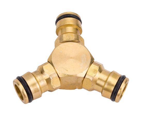 Тройник штуцерный латунный для шланга 1/2" PALISAD 66568 – изображение 5
