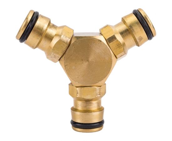 Тройник штуцерный латунный для шланга 1/2" PALISAD 66568 – изображение 6
