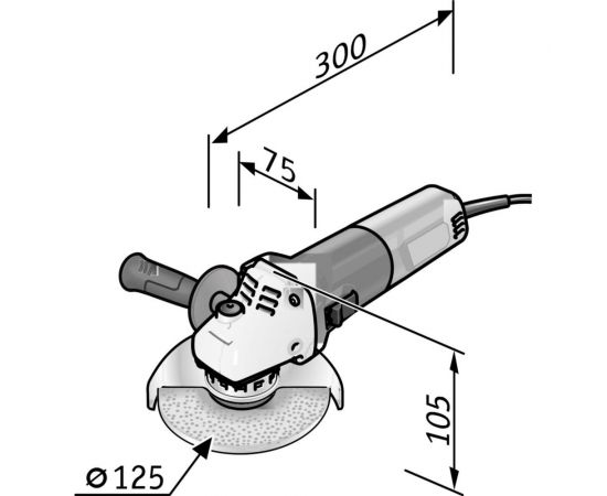 Угловая шлифовальная машина FLEX LE 9-11 125 436291 – изображение 7