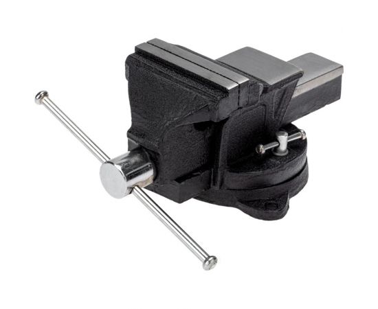 Тиски KRANZ слесарные 100мм, поворотные, с наковальней KR-12-5101 