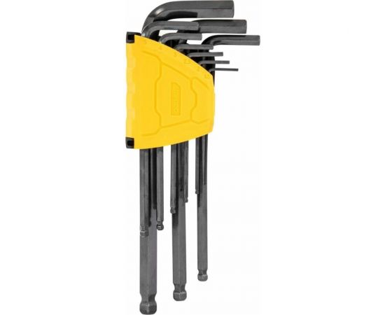 Набор удлиненных шестигранных ключей с шаром DELI dl232209h материал Cr-V, 1,5, 2, 2,5, 3, 4, 5, 6, 8, 10 мм, пластиковый держатель, 9 шт. 104513 