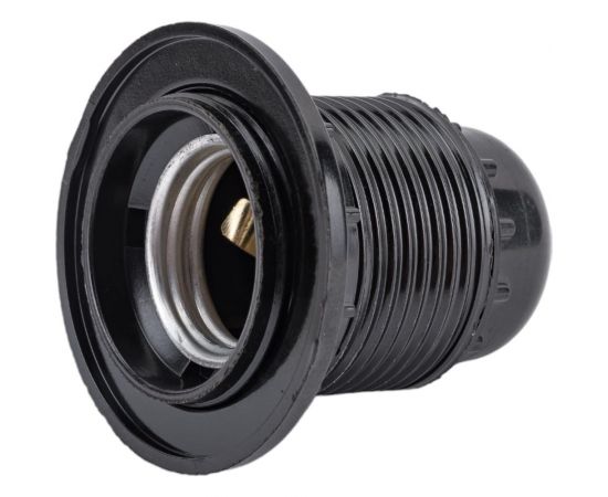 Патрон с прижимным кольцом IN HOME Н12РП-01 Е27, карболитовый 4690612032214 