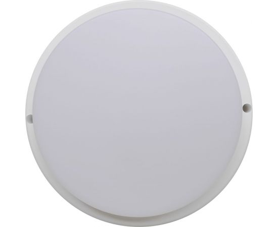 Накладной светильник Ecola LED ДПП Круг IP65 матовый белый 12W 220V 6500K 155x45 DPRD12ELC 