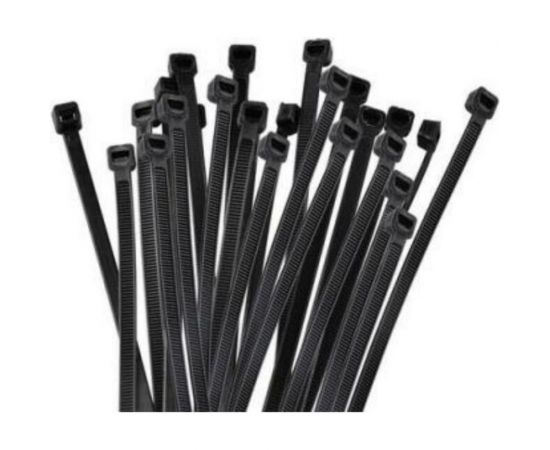 Кабельная стяжка хомут HLT 120x2.5 мм,черный, нейлон, уп. 100 шт. 4670042793602 