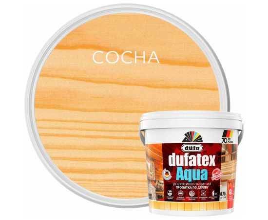 Пропитка Dufa TEX-AQUA сосна, 0.75 л Н0000003489 