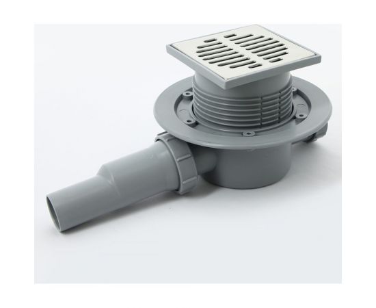 Трап для ванн McAlpine горизонтальный, d50 регулируемый (с сухим затвором) пакет MRFG3-PB 