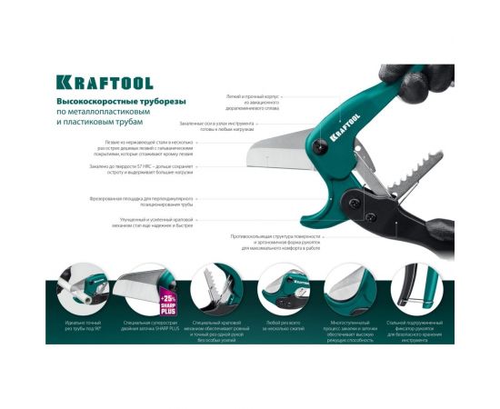 Высокоскоростной труборез по пластиковым трубам KRAFTOOL Expert-38 до 38 мм 23381-38_z01 – изображение 15
