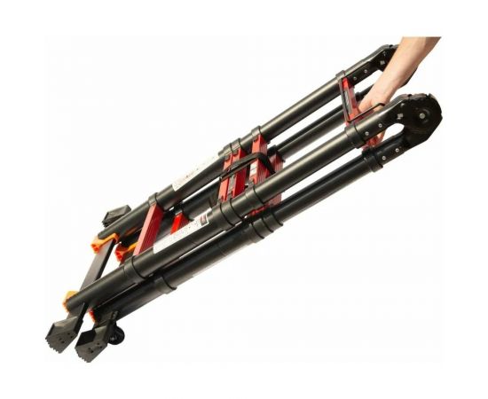 Телескопическая лестница-стремянка WORKY BLACK 2.5м/5м, 8 ступеней ARD151380 – изображение 2