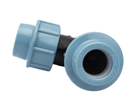 Угольник ПНД компрессионный 25 мм AV Engineering AVE1012525 – изображение 2