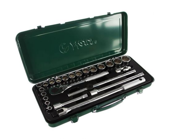 Комплект 12-гранных головок 8-32мм, 24шт Hans 4624-2M – изображение 2