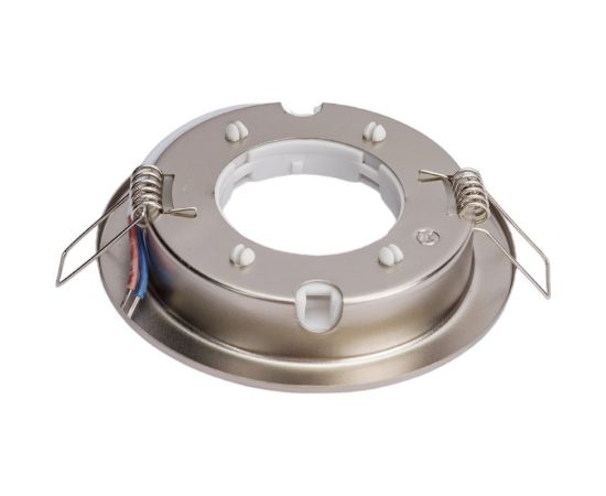 Встраиваемый светильник IEK под лампу GX53, хром матовый LUVB0-GX53 -1-K27 – изображение 2