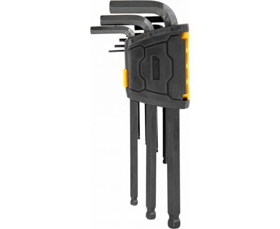 Набор удлиненных шестигранных ключей с шаром DELI dl232209h материал Cr-V, 1,5, 2, 2,5, 3, 4, 5, 6, 8, 10 мм, пластиковый держатель, 9 шт. 104513 – изображение 2