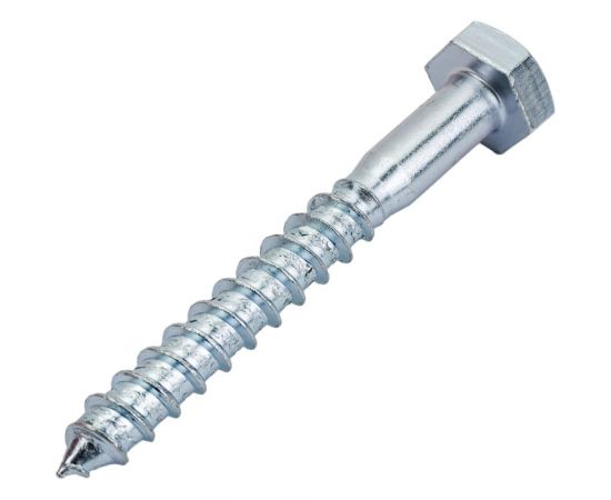 Сантехнический шуруп с ШГ ЕВРОПАРТНЕР DIN 571 Zn 10х80 2шт. 5 0961 1 – изображение 2