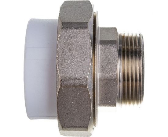 Комбинированная муфта VALFEX PP-R белая, разъем Дн50х1 1/2 НР 10156040 127-0230 – изображение 3