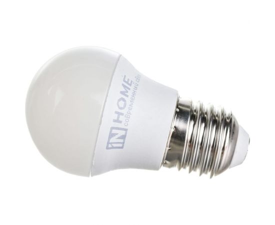 Светодиодная лампа IN HOME LED-ШАР-VC 8Вт 230В Е27 6500К 600Лм 4690612024905 – изображение 3