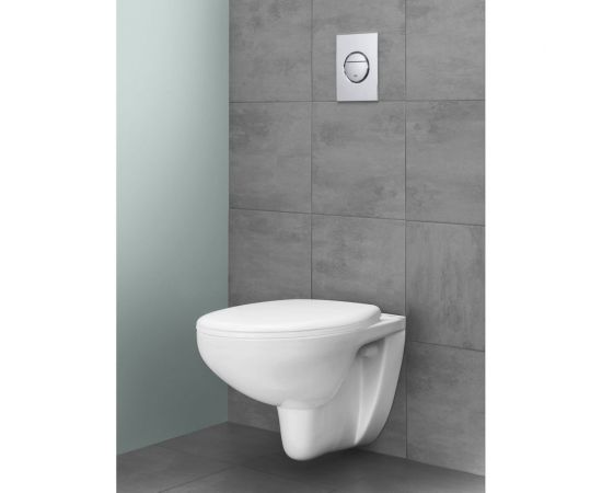 Накладная панель смыва для унитаза Grohe Nova Cosmopolitan размер S, вертикальная, хром 37601000 – изображение 3